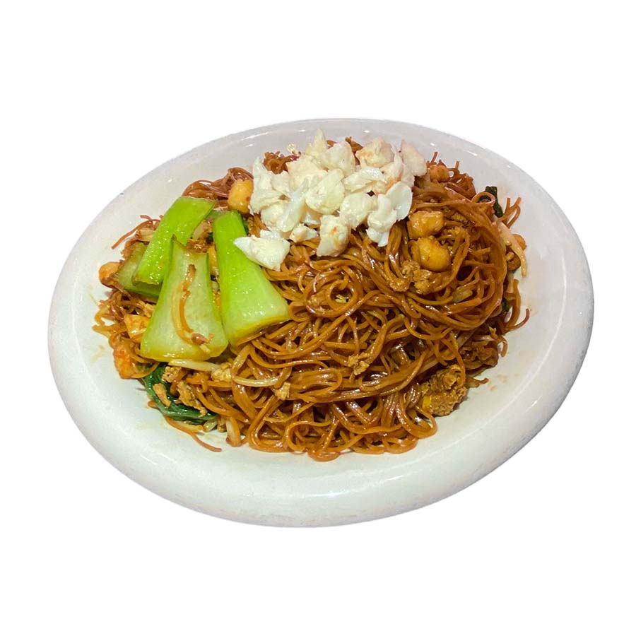 Wok-Fried Rice Vermicelli With Crab Meat in Country Style 蟹肉家乡炒面线