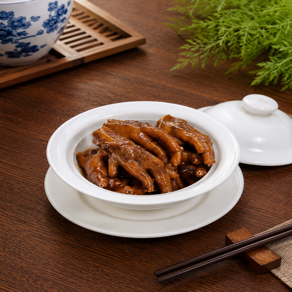 Braised Chicken Feet In Abalone Sauce 鲍汁凤爪