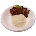 Roasted Duck with Honey Pork on Steamed Rice 烧鸭拼叉烧饭