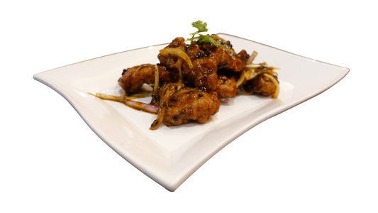 Pork Ribs Tossed in Black Pepper Sauce 黑椒汁焗猪扒