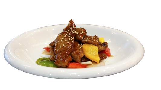 Sliced Kurobuta with Red Dates Sauce  紅枣汁香煎黑豚肉