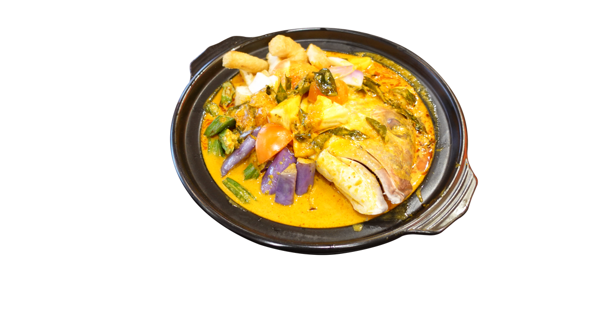 Yummy's Special Red Fish Head in Home Made Curry Sauce  咖喱紅鱼头