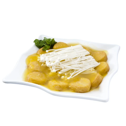 Pumpkin Paste Bean Curd 金针豆腐