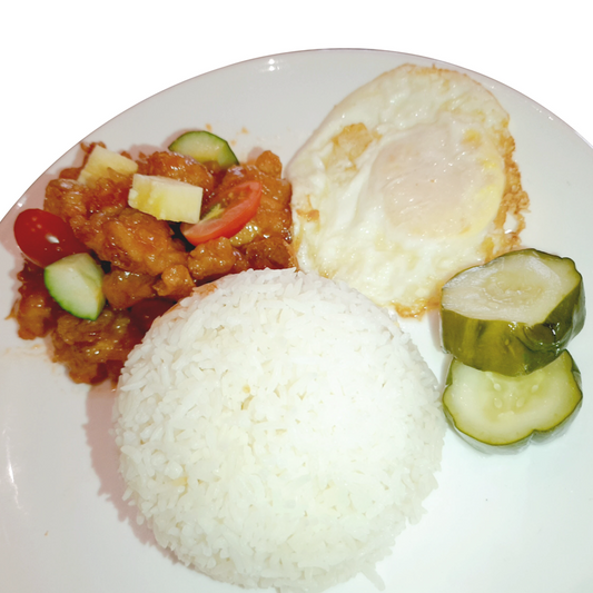 Sweet & Sour Chicken Rice 咕噜鸡肉饭