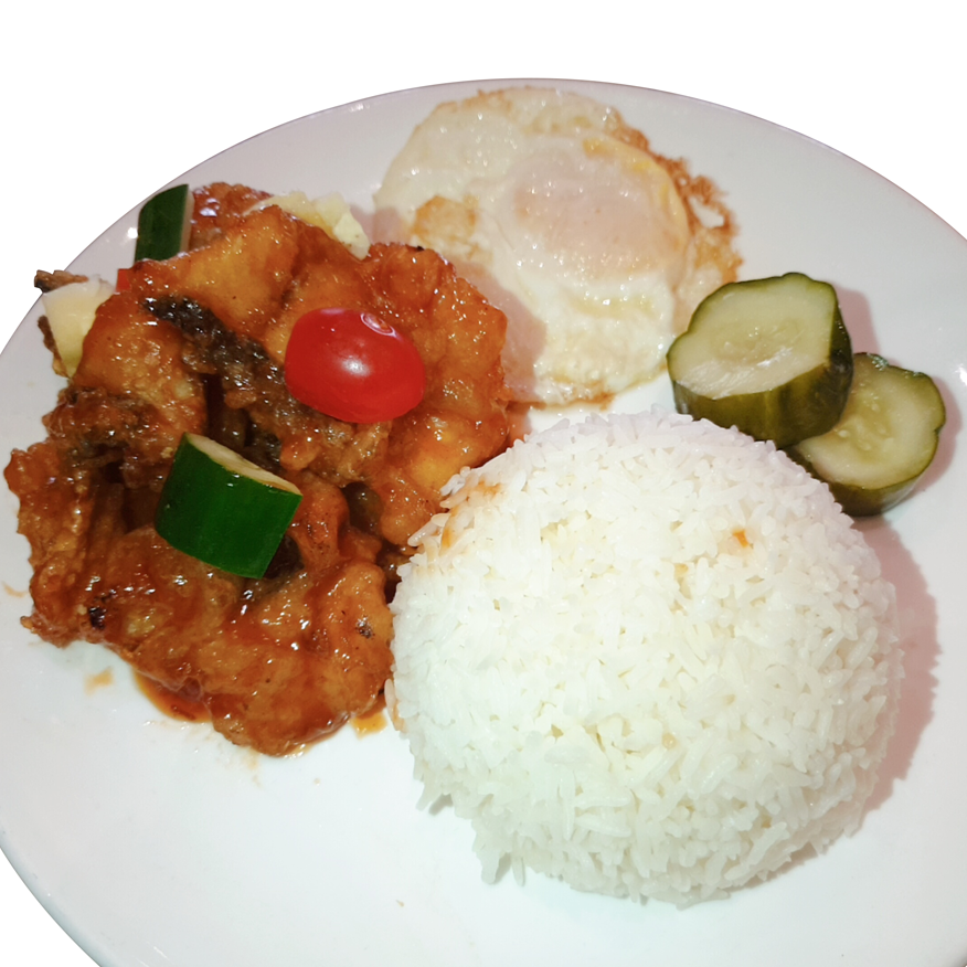 Sweet & Sour Fish Set 酸甜鱼片饭