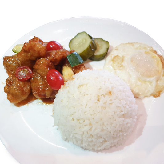 Sweet & Sour Pork Rice 咕噜肉饭